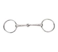 Shires Jointed Mouth Loose Ring Snaffle Bit - 4.5"