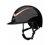 Shires Karben Alina Ellipse Riding Hat Black/Rose Gold - 52-54cm