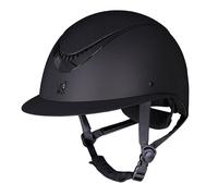 Shires Karben Lorah Wide Peak Riding Hat - Black 52-54cm