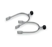 Shires Ladies Plastic Ball Spurs - Silver