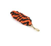 Shires Lead Rope Orange/Black - One Size