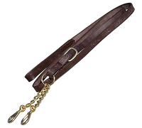 Shires Leather Lead Reins with Small Newmarket Chain