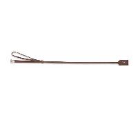 Shires Leather Show Whip - Brown - Size: 24inch