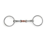 Shires Loose Ring Copper Lozenge Snaffle - Steel - 5.5