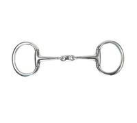 Shires Lozenge Horse Eggbutt Snaffle Bit Silver (5In)