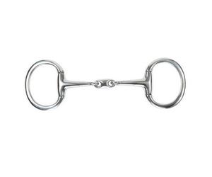 Shires Lozenge Horse Eggbutt Snaffle Bit Silver (5In)