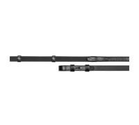 Shires Lusso Continental Horse Rubber Grip Reins Black - 54X 5/8