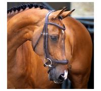 Velociti Lusso Ergonomic Curved Flash Bridle - Full · Havana