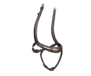 Shires Lusso Ergonomic Horse Curved Flash Noseband Havana - Full