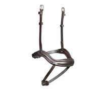 Shires Lusso Ergonomic Horse Flash Noseband Havana - Cob