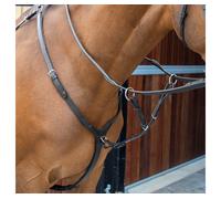 Shires Lusso Horse Breastplate Black - Cob