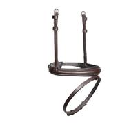 Shires Lusso Padded Raised Cavesson Horse Noseband Havana - Pony