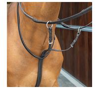 Shires Lusso Running Horse Martingale Black - Extra Full