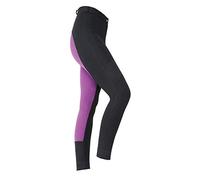 Shires Wessex Maids Black/Purple Two Tone Jodhpurs - 7-8 Years Old