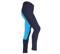 Shires Wessex Maids Navy/Turquoise Two Tone Jodhpurs - 7-8 Years Old
