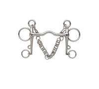 Shires Medium Port Mouth Pelham - Steel - 5