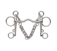Shires Medium Port Mouth Pelham Bit - 4.5"