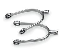 Shires Mens Ball End SpursOne Size Silver ER890