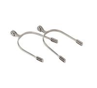 Shires Mens Roller Ball Spurs Silver (One Size)