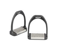 Shires Metal Horse Stirrups Black (4.5In)