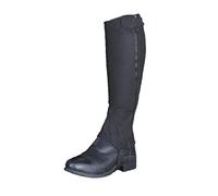 Shires Moretta Amara Suede Half Chaps in Black - Adult Shtxxl, Black