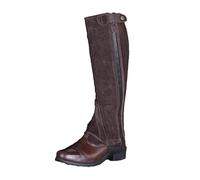 Shires Moretta Amara Suede Half Chaps in Brown - Adult Large, Brown