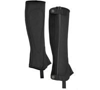 Shires Moretta Childs Amara Suede Half Chaps in Black - Child Sizes Medium, Black
