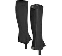 Shires Moretta Childs Amara Suede Half Chaps in Black - Child Sizes Small, Black