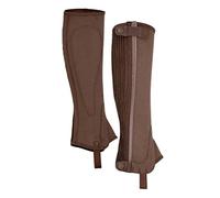 Shires Moretta Childs Amara Suede Half Chaps in Brown - Child Sizes Large, Brown