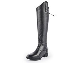 Shires Moretta Gianna Adults Leather Riding Boots - Black Adults 4 Short Wide
