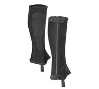 Shires Moretta Suede Half Chaps in Black - Adult sizes Medium, Black