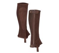 Shires Moretta Suede Half Chaps in Brown - Adult sizes Small, Brown