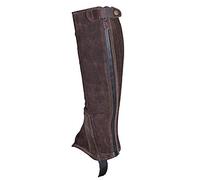 Shires Moretta Suede Half Chaps in Brown - Adult sizes X-Small, Brown