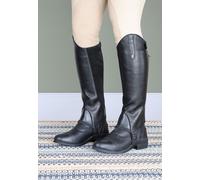 Shires Moretta Synthetic Childs Gaiters Black - Large