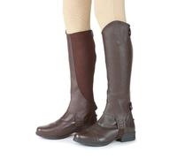 Shires Moretta Synthetic Childs Gaiters Brown - Large