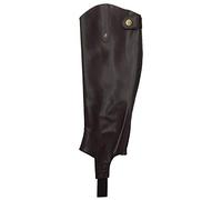 Shires Moretta Synthetic Gaiters Black/Brown - Child Sizes Large, Brown