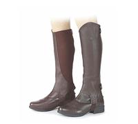 Shires Moretta Synthetic Gaiters Brown/Black - Adults Shtmed, Black