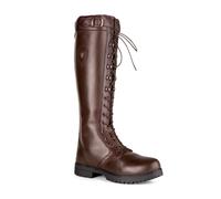 Shires Moretta Teramo Ladies Lace Boots Dark Brown - 6/39 Standard