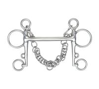 Shires Equestrian Mullen Mouth Pelham Bit 4.5" Steel