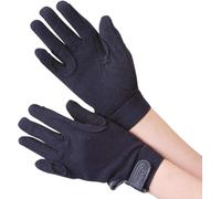 Shires Newbury Adults Cotton Gloves - Navy Blue