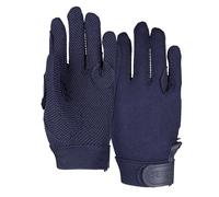 Shires Newbury Adults Cotton Gloves - Navy Blue: Small