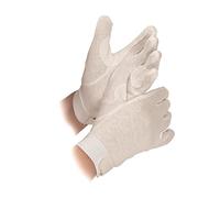 Shires Newbury Adults Cotton Gloves - White: Large
