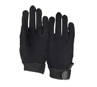 Shires Newbury Childs Kids Cotton Gloves - Black: Small