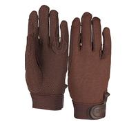 Shires Newbury Childs Kids Cotton Gloves - Brown: Medium