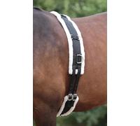 Shires Nylon Roller with Fleece Padding - Black - Size: Cob