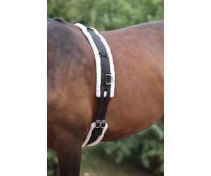 Shires Nylon Roller with Fleece Padding Black - Full