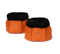 Shires Over Reach/Fleece Trim boots-134F, orange black fur, Full