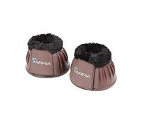 Shires OverReach Boots Fur Trim Brown Cob