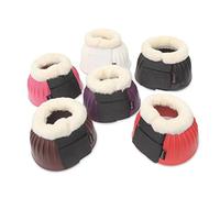 ARMA Fleece Over Reach Boots Red - Cob