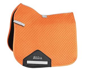Shires Performance Full Size Suede Dressage Saddlecloth - Burnt Orange